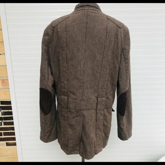 Zara Man Men’s CasualBrown Wool Coat Size Large/42 AUS Winter Jacket - Picture 3 of 6
